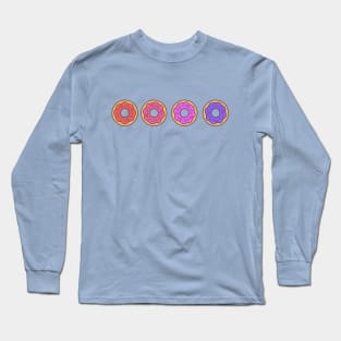 cute and kawaii donuts Long Sleeve T-Shirt